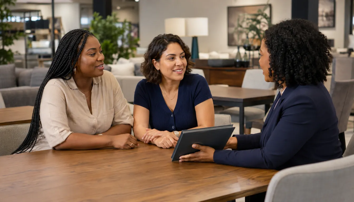 A professional leading an inclusive client consultation