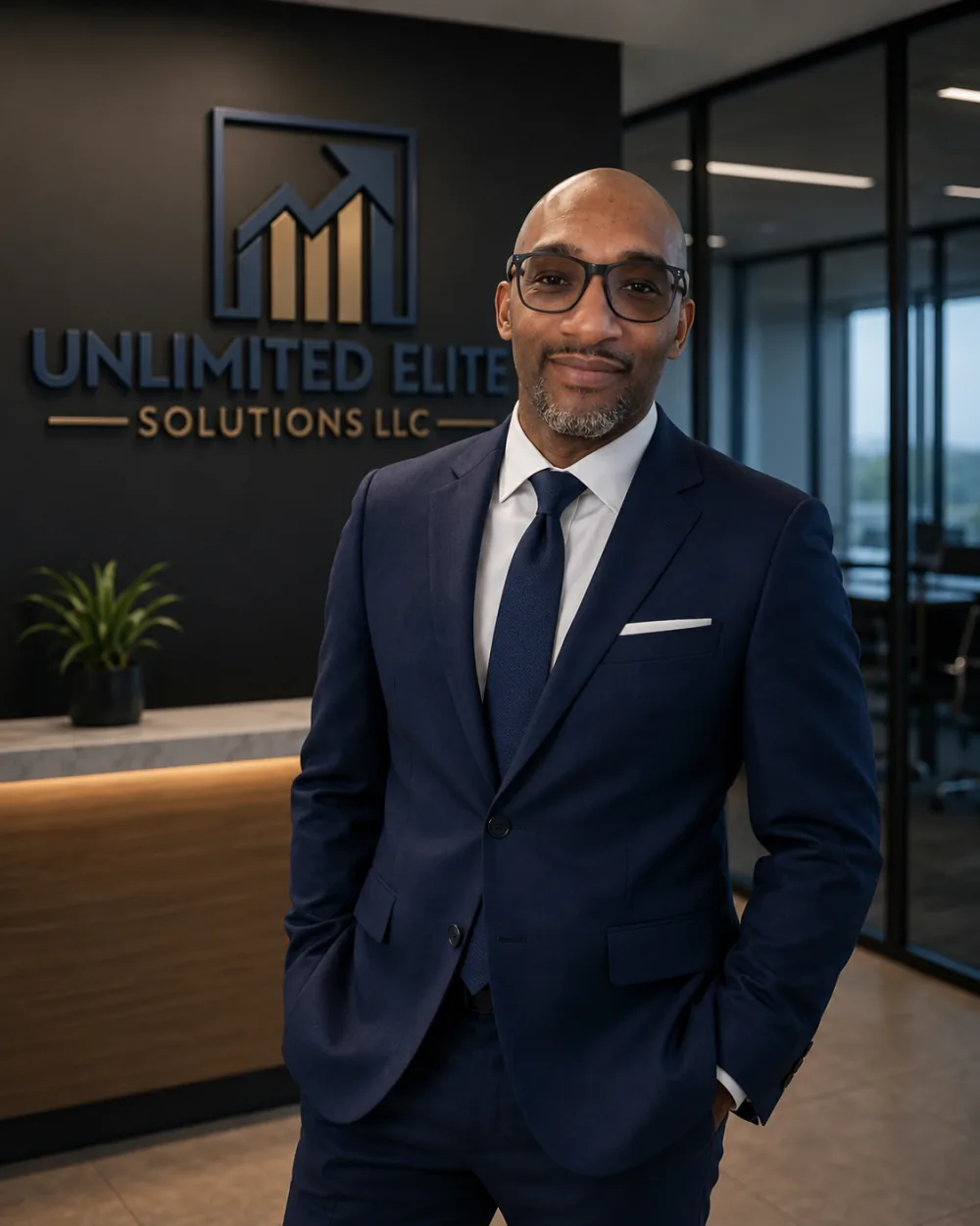 Hue Jacobs, founder of Unlimited Elite Solutions LLC